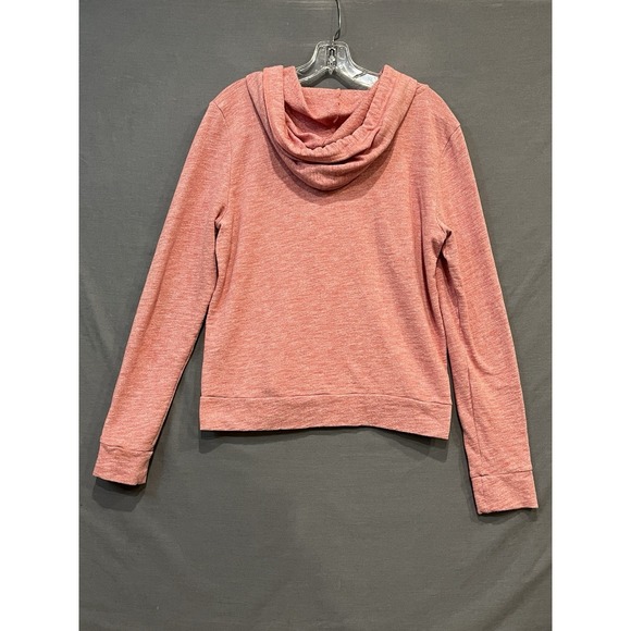 Wisconsin Badgers Hooded Jacket Womens L Red Victoria's Secret PINK Zip Up - Picture 3 of 6